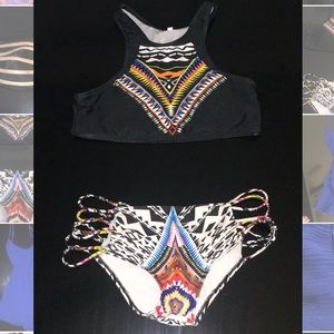 Tribal Print Swimsuit